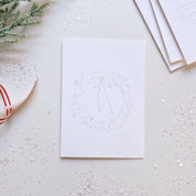 Christmas Cheer Paintable Watercolor Notecard Set by emily lex studio
