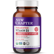 Fermented Vitamin D3 Supplement, 30 Vegan Tablets by New Chapter