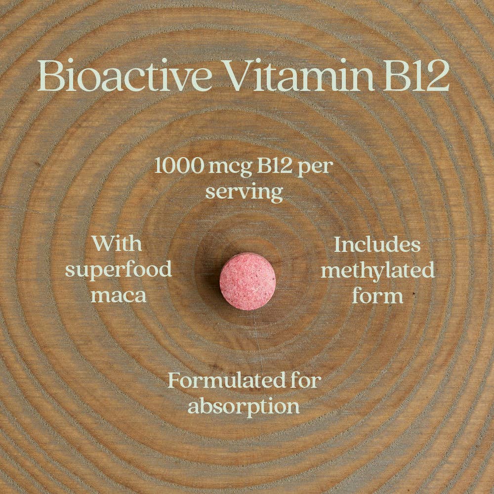 Fermented Vitamin B12 Supplement, 30 Vegan Tablets by New Chapter