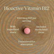 Fermented Vitamin B12 Supplement, 30 Vegan Tablets by New Chapter