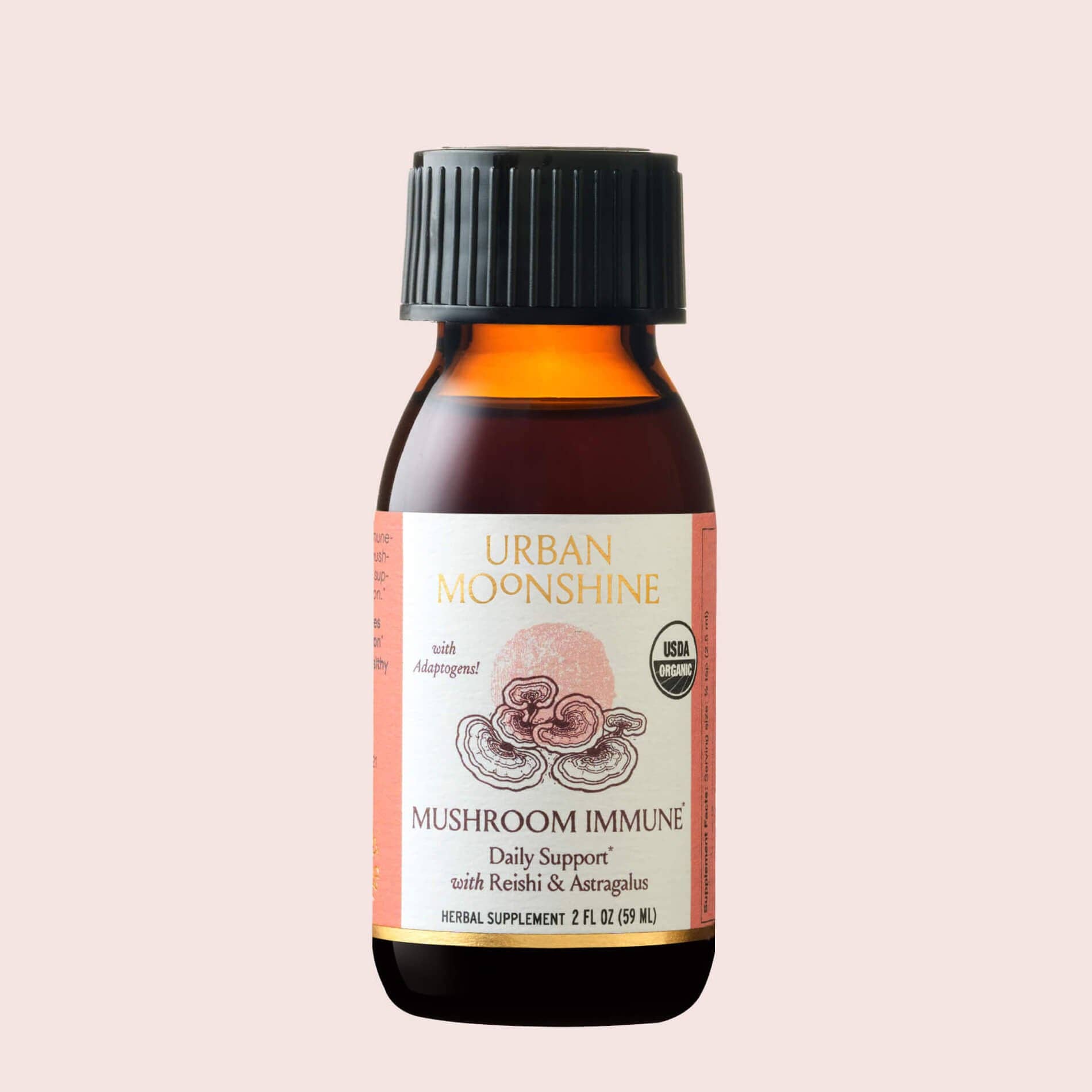Mushroom Immune Herbal Tonic - Daily Support with Reishi by Urban Moonshine