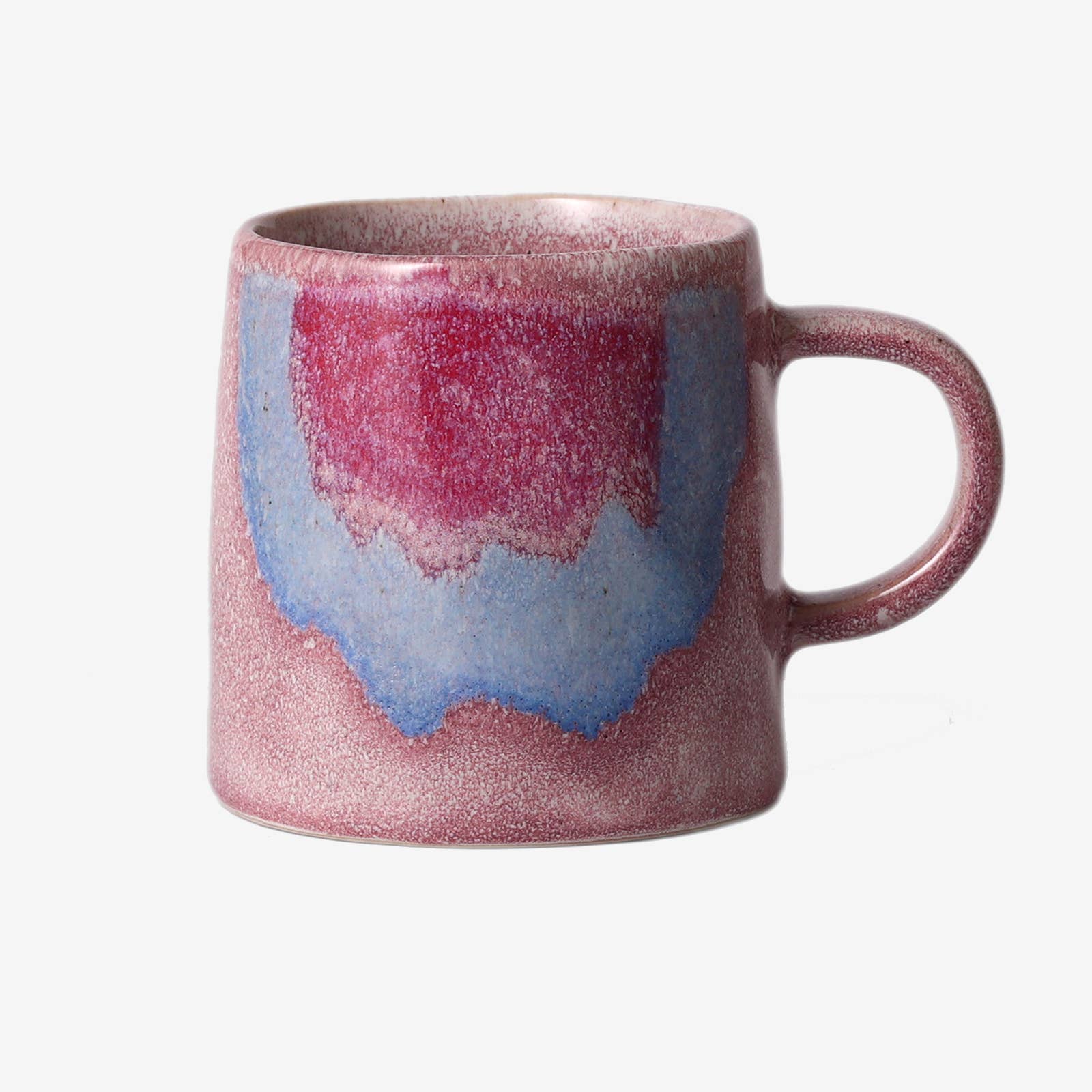 Rose Handmade Reactive Glaze Coffee Mug, 12 oz by ChagoArt