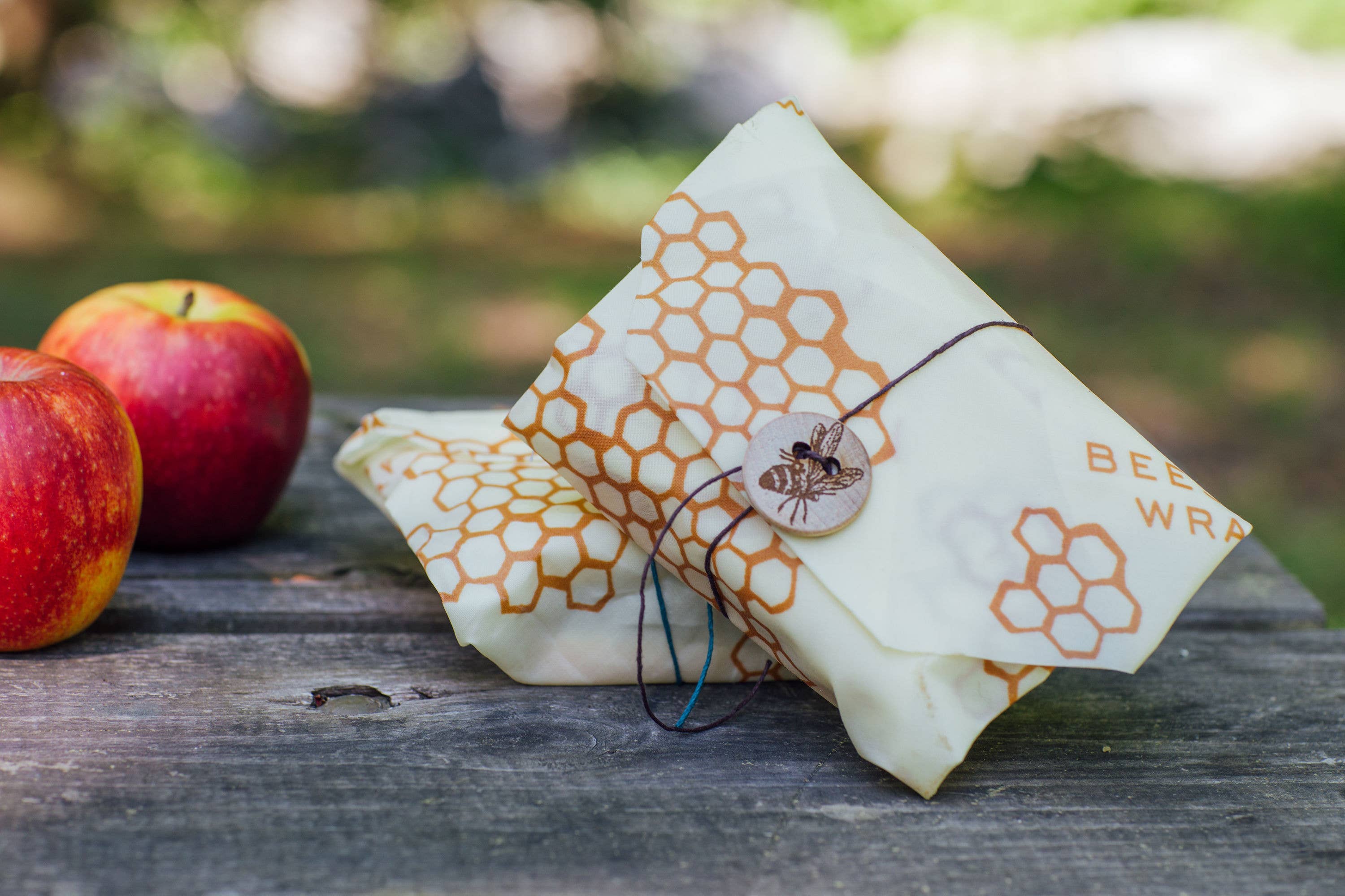 Reusable Beeswax Sandwich Wrap - Honeycomb Print by Bees Wrap