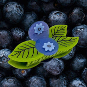 Large Blueberry Hair Claw Clip by Jenny Lemons