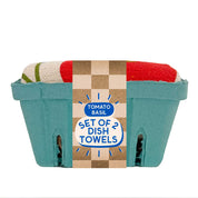 TOMATO BASIL (Tomato, Basil) Tea Towel Set of 2 by The Neighborgoods