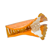 Large Pumpkin Pie Hair Claw Clip by Jenny Lemons