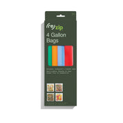 Reusable Gallon Storage Bags - Colored - 4 Piece Set by Rezip Co.