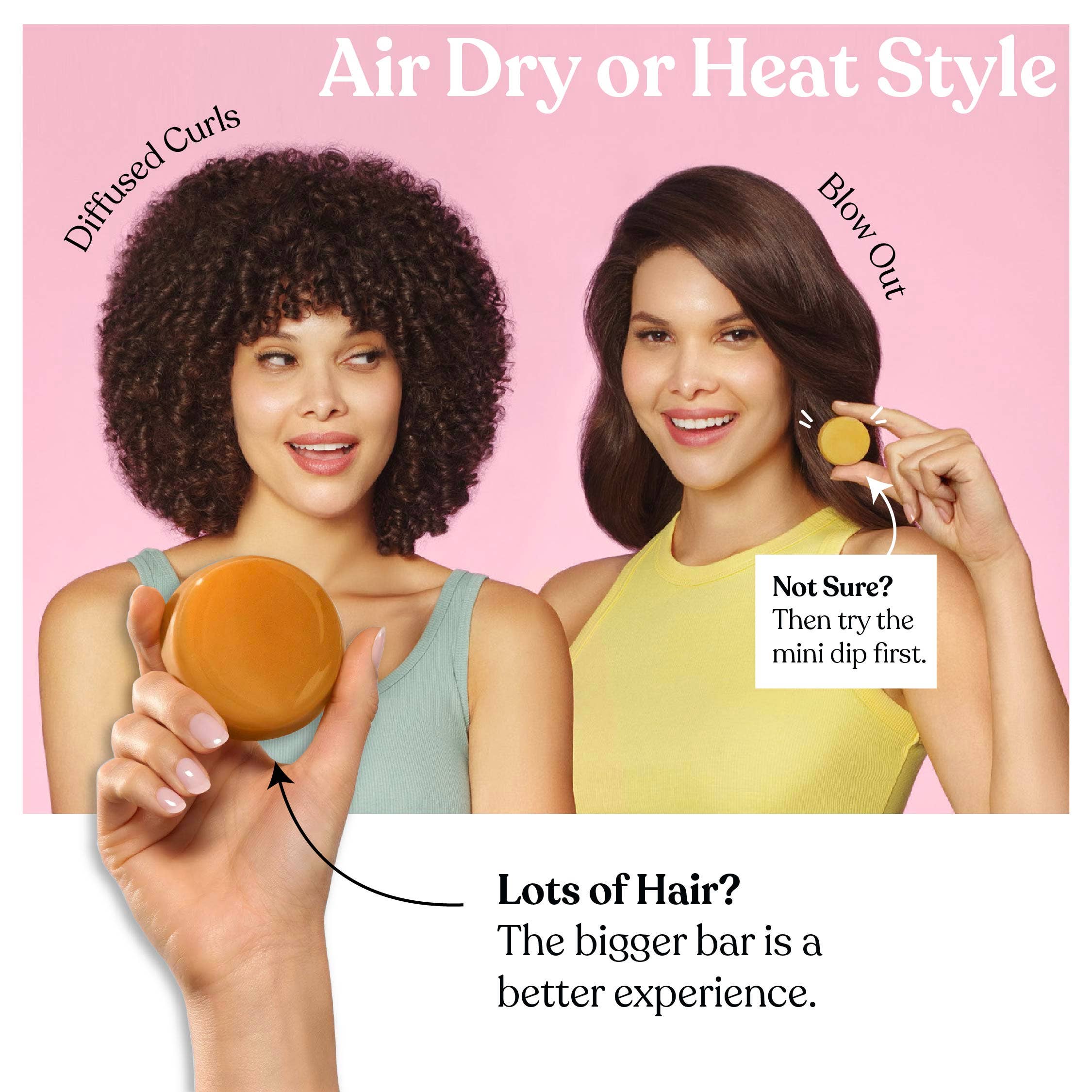 Full-Size Sun Shield Conditioner Bar & After Swim Detangler by Dip