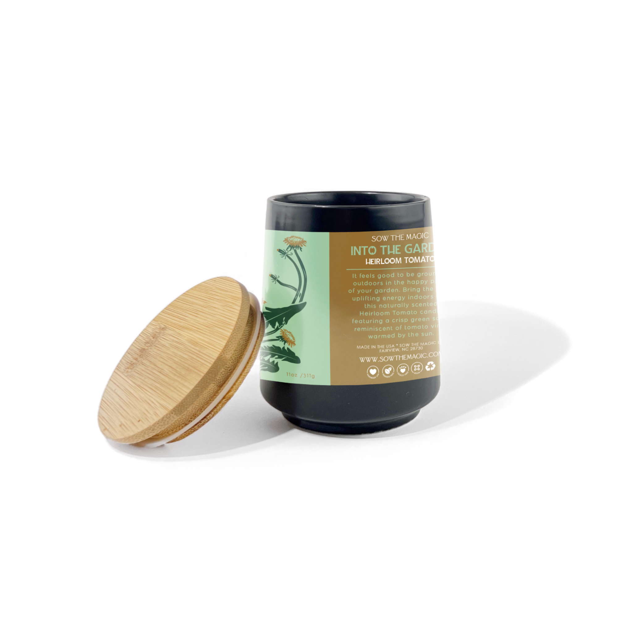 Into the Garden to Find My Soul Candle in Heirloom Tomato by Sow the Magic