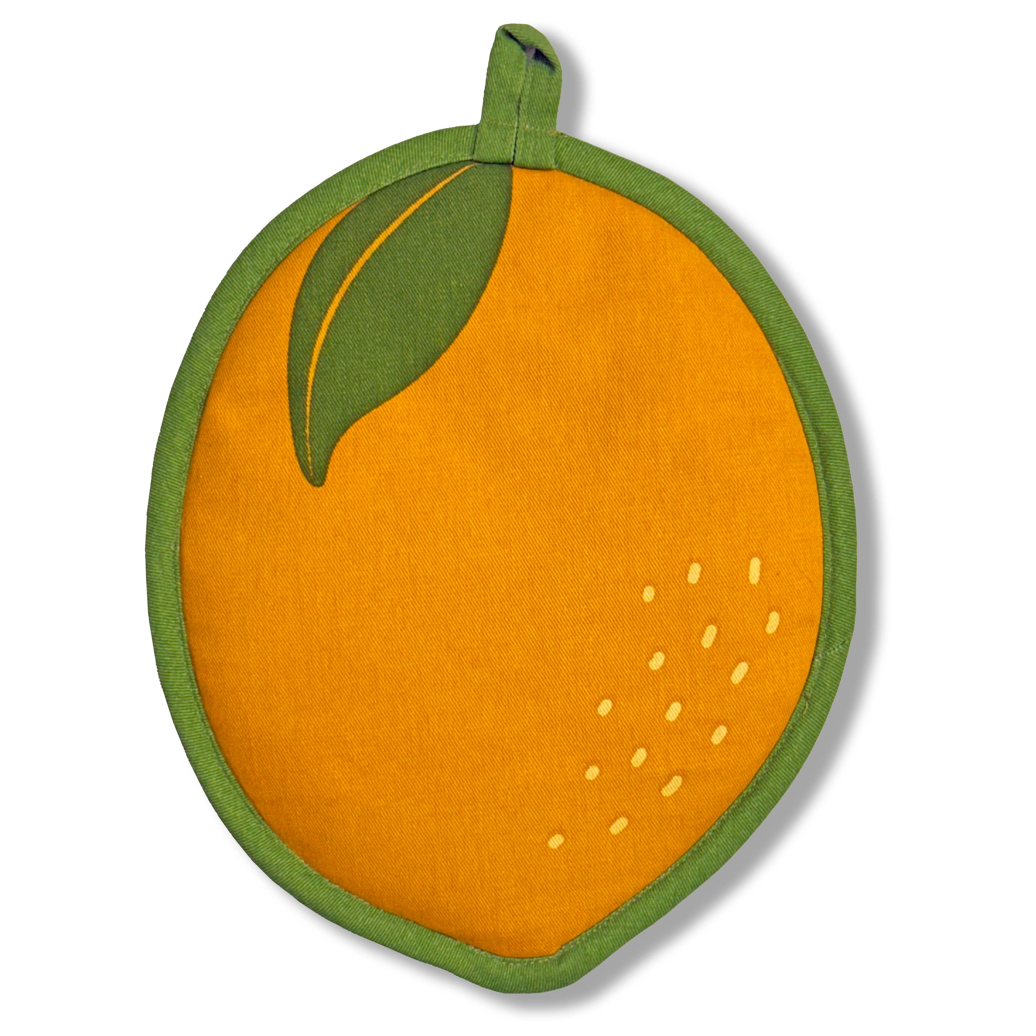 Lemon Pot Holder w/ Pocket by The Neighborgoods