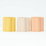 Ceramic Daisy 100% Essential Oil Soy Candle by Ginger June Candle Co.