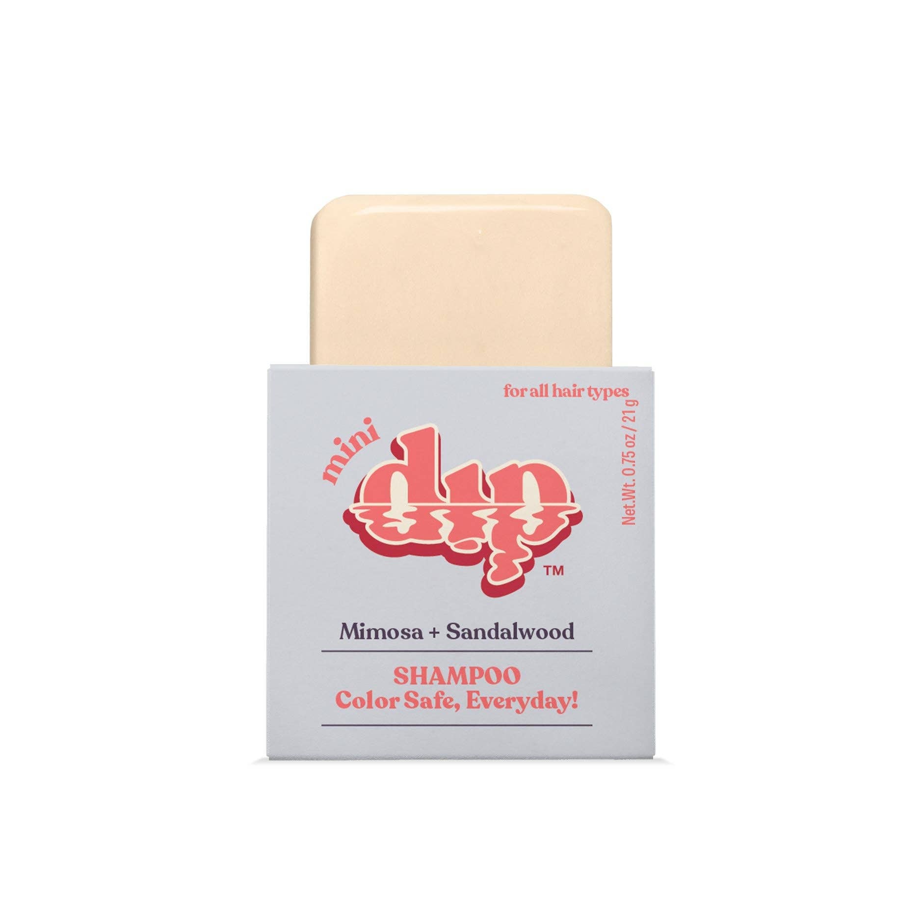 Mini Mimosa & Sandalwood Shampoo Bar: Color Safe, Everyday by Dip