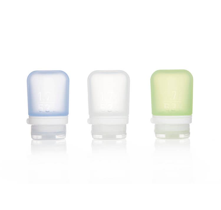 Refillable Silicone GoToob+ : Small, Medium, & Large Sizes