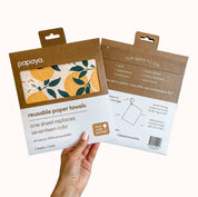 Squeeze the Day Reusable Paper Towel by Papaya Reusables