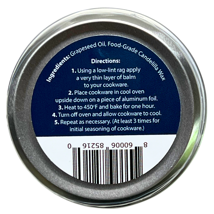 Seasoning Balm for Cast Iron & Carbon Steel by Trailside Table