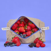 Reusable Berries Linen Bag by Ambrosia Bag