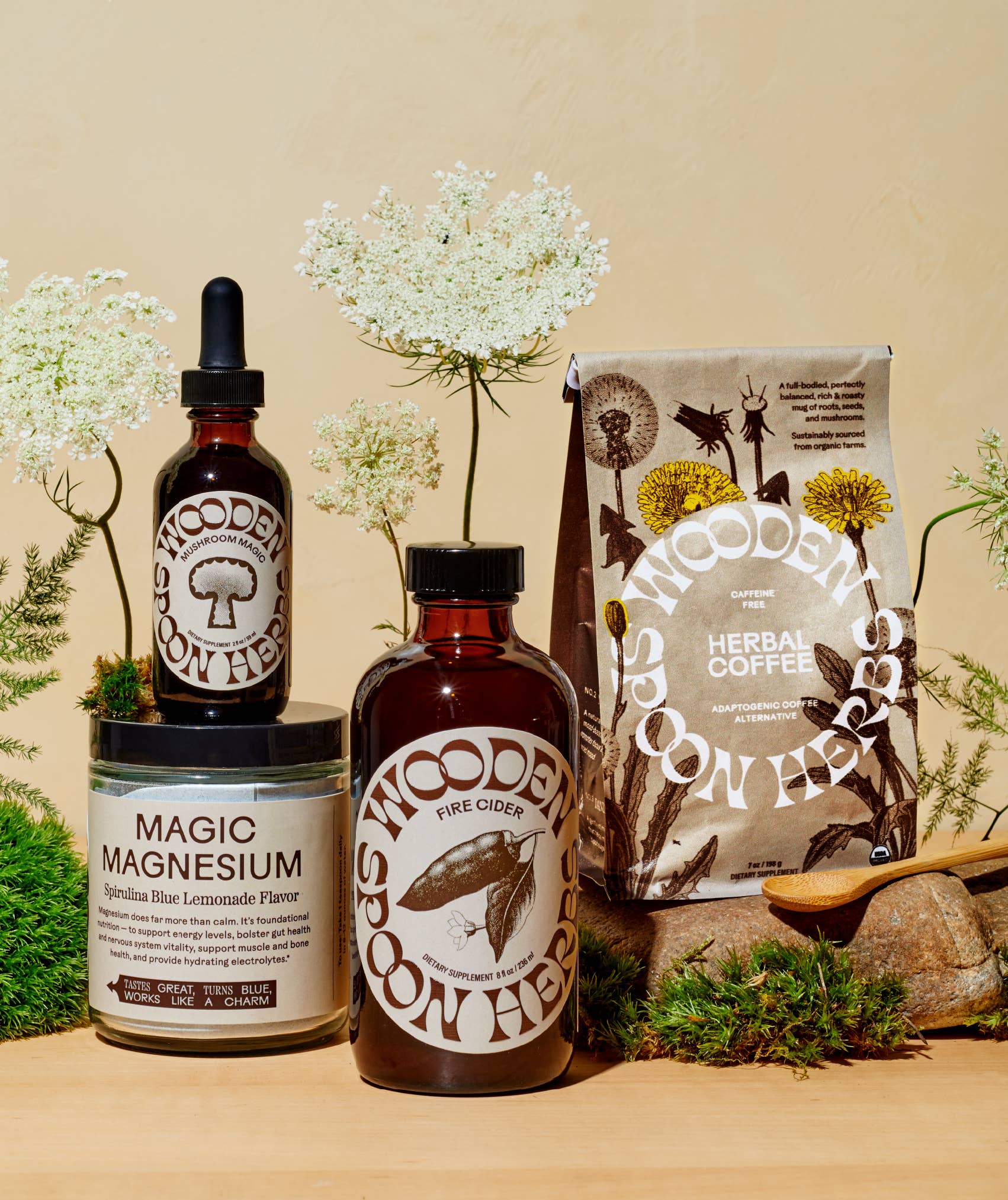 Herbal Adaptogenic Caffeine-Free Coffee by Wooden Spoon Herbs