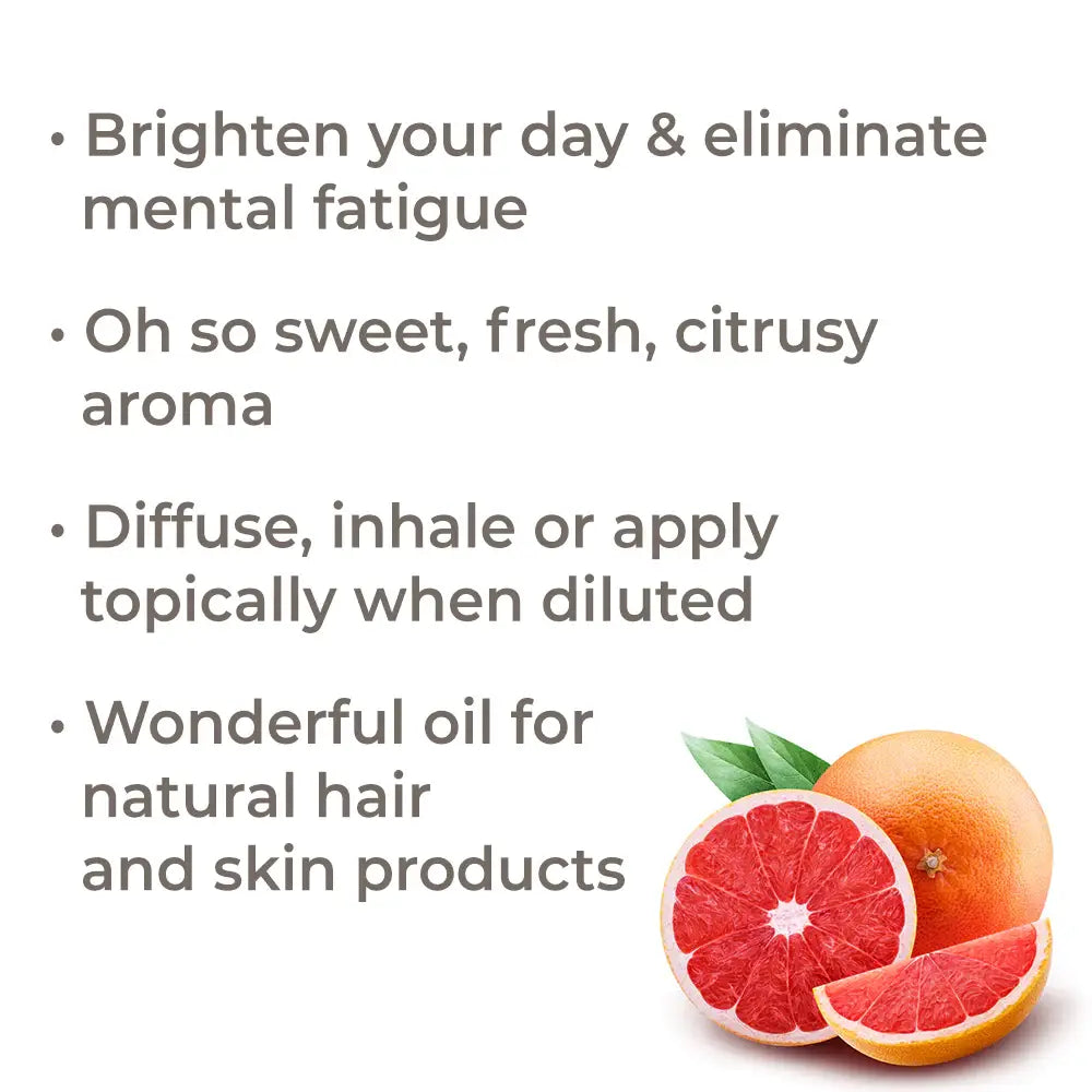 Organic Pink Grapefruit Essential Oil 10 mL by Plant Therapy