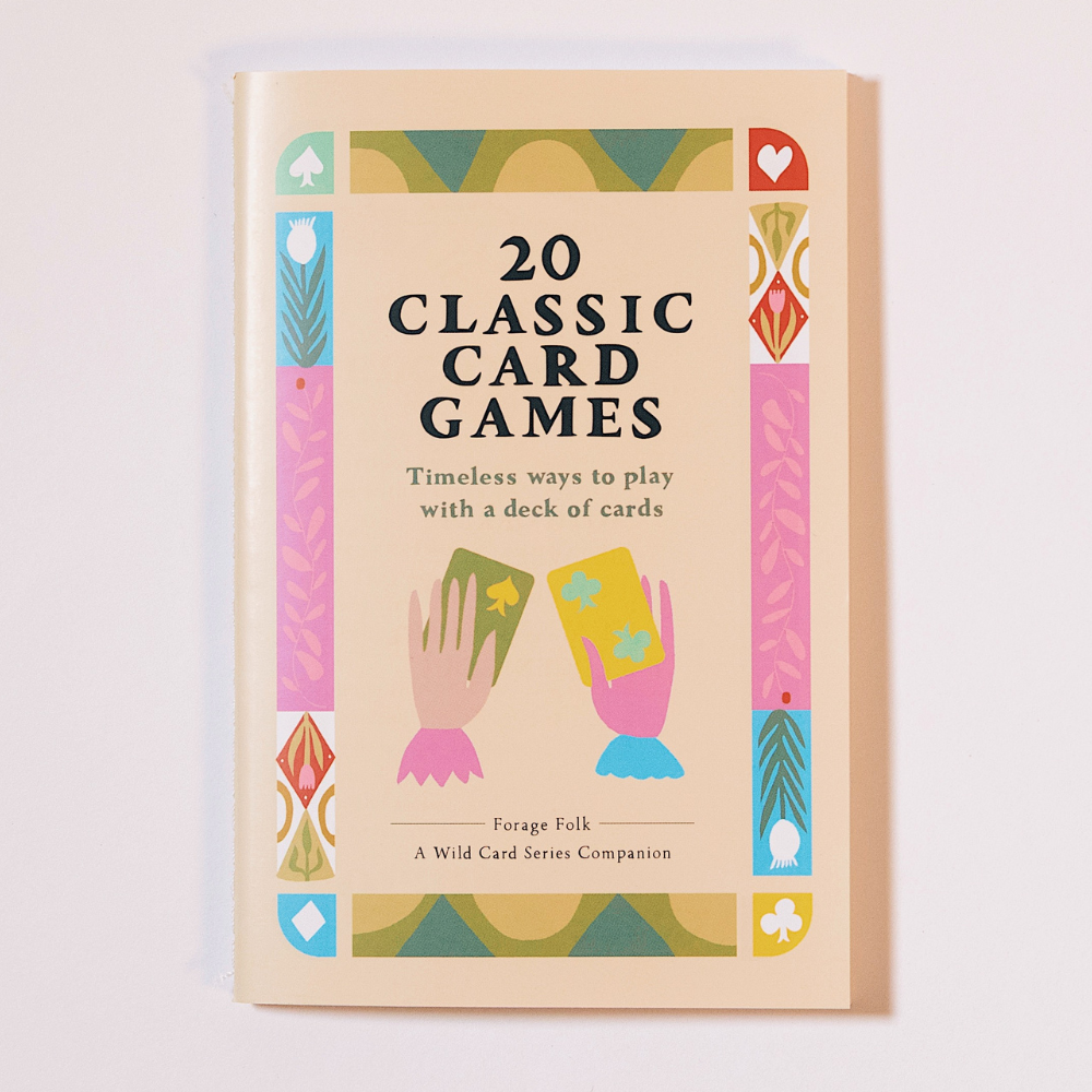 Wild Card Series 3-Deck Playing Card Botanical Gift Set by Forage Folk