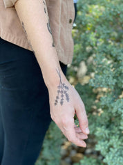 Lavender Twigs Temporary Tattoo by NatureTats