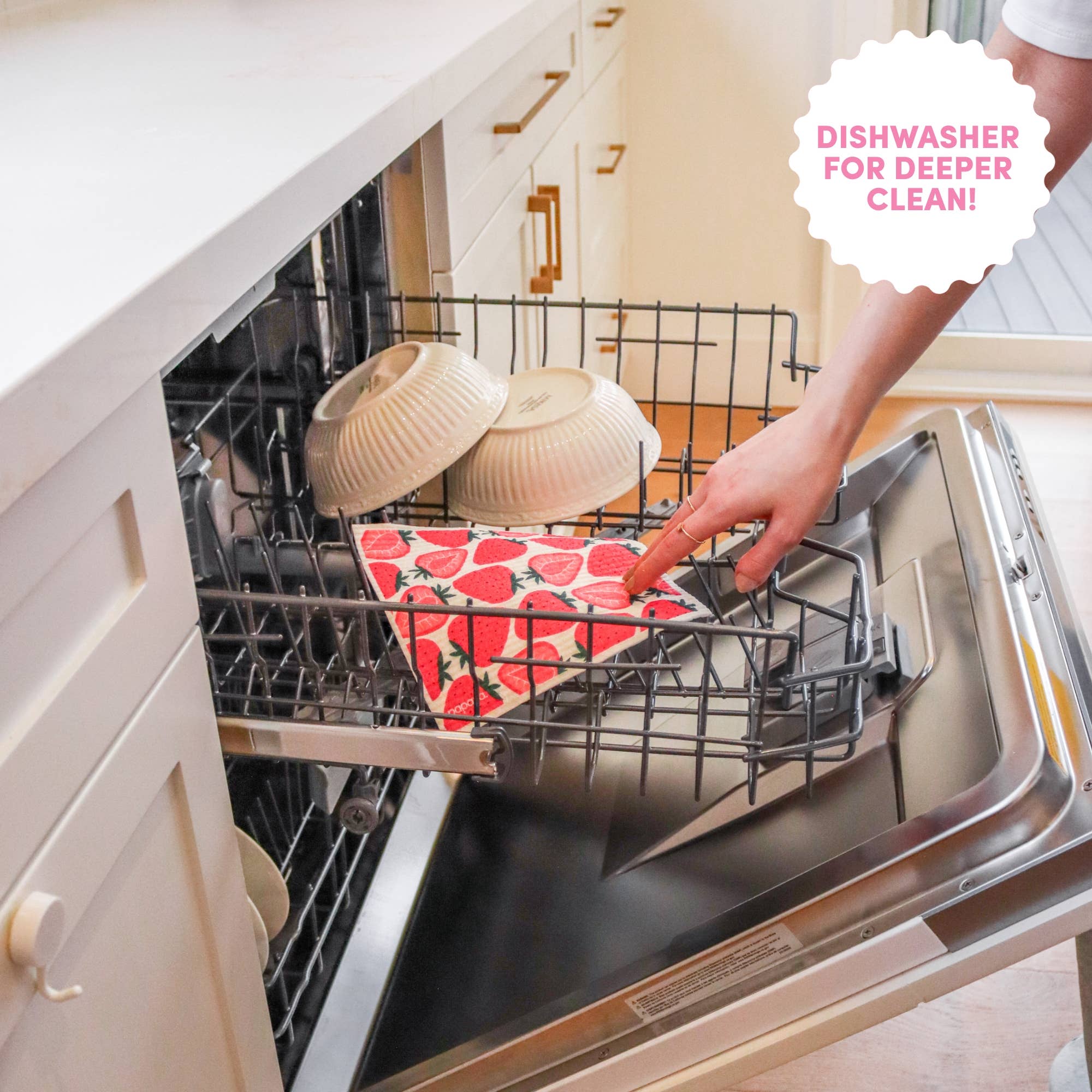 Strawberry Blonde Reusable Paper Towel by Papaya Reusables