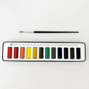 Watercolor Paint Set - 12 colors - by emily lex studio