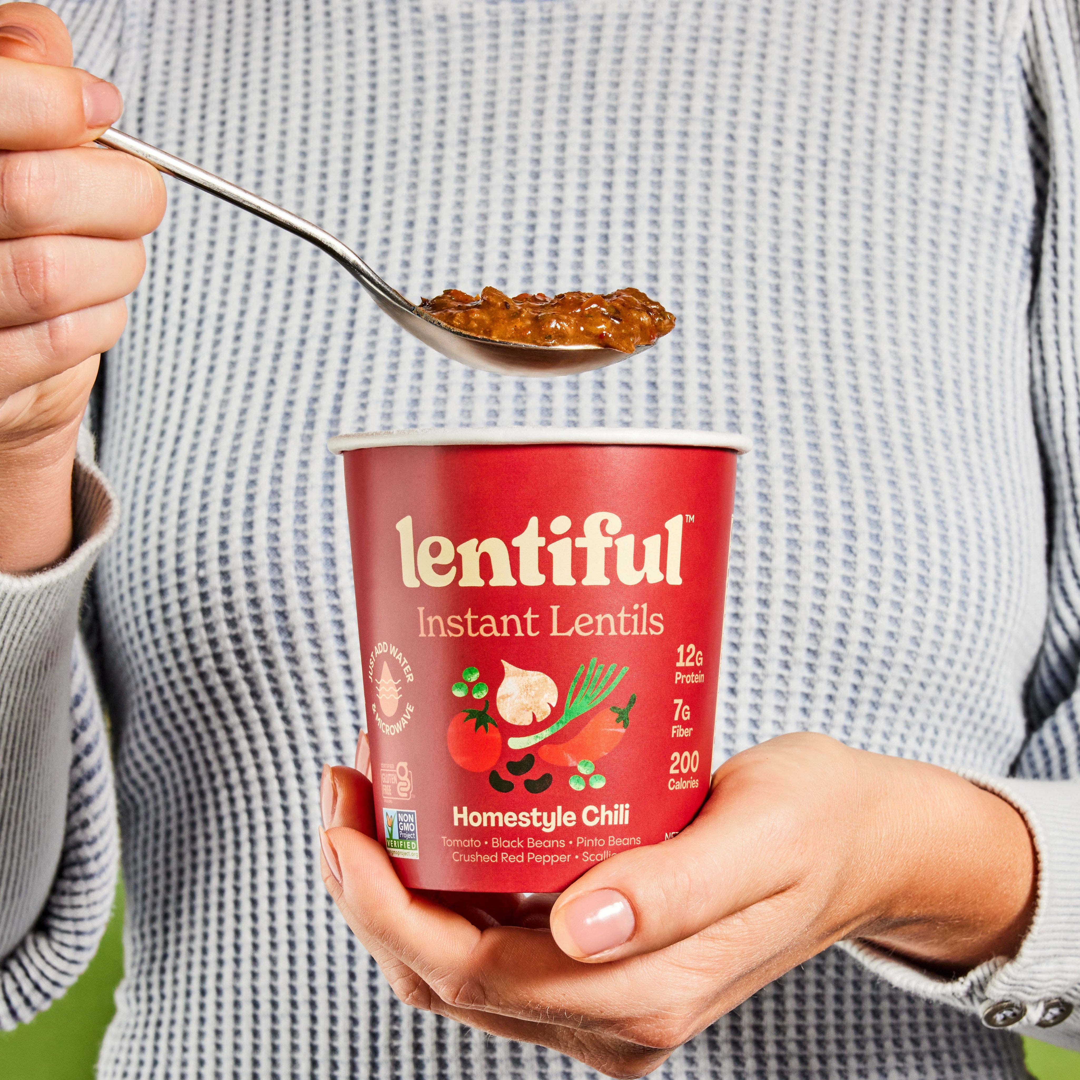 Homestyle Chili Instant Lentils by Lentiful