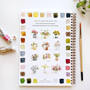 Bouquets Watercolor Workbook by emily lex studio