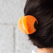 Midi Orange Hair Claw Clip by Jenny Lemons