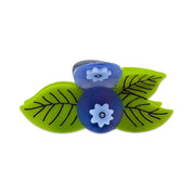 Large Blueberry Hair Claw Clip by Jenny Lemons