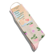 Socks that Support Mental Health (Happy Houseplants) by Conscious Step