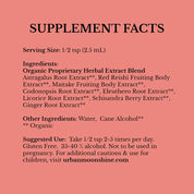 Mushroom Immune Herbal Tonic - Daily Support with Reishi by Urban Moonshine