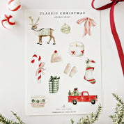 Classic Christmas Sticker Sheets by emily lex studio