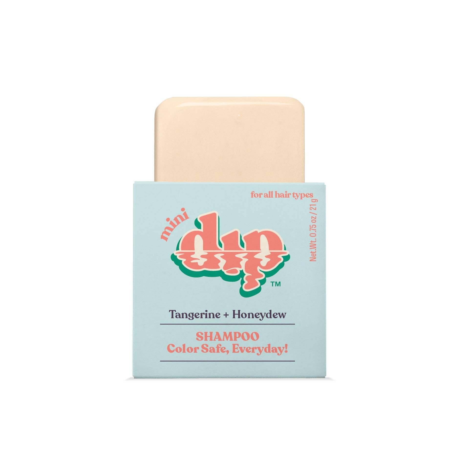 Mini Tangerine & Honeydew Shampoo Bar: Color Safe, Everyday by Dip