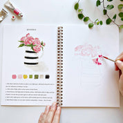 Bouquets Watercolor Workbook by emily lex studio