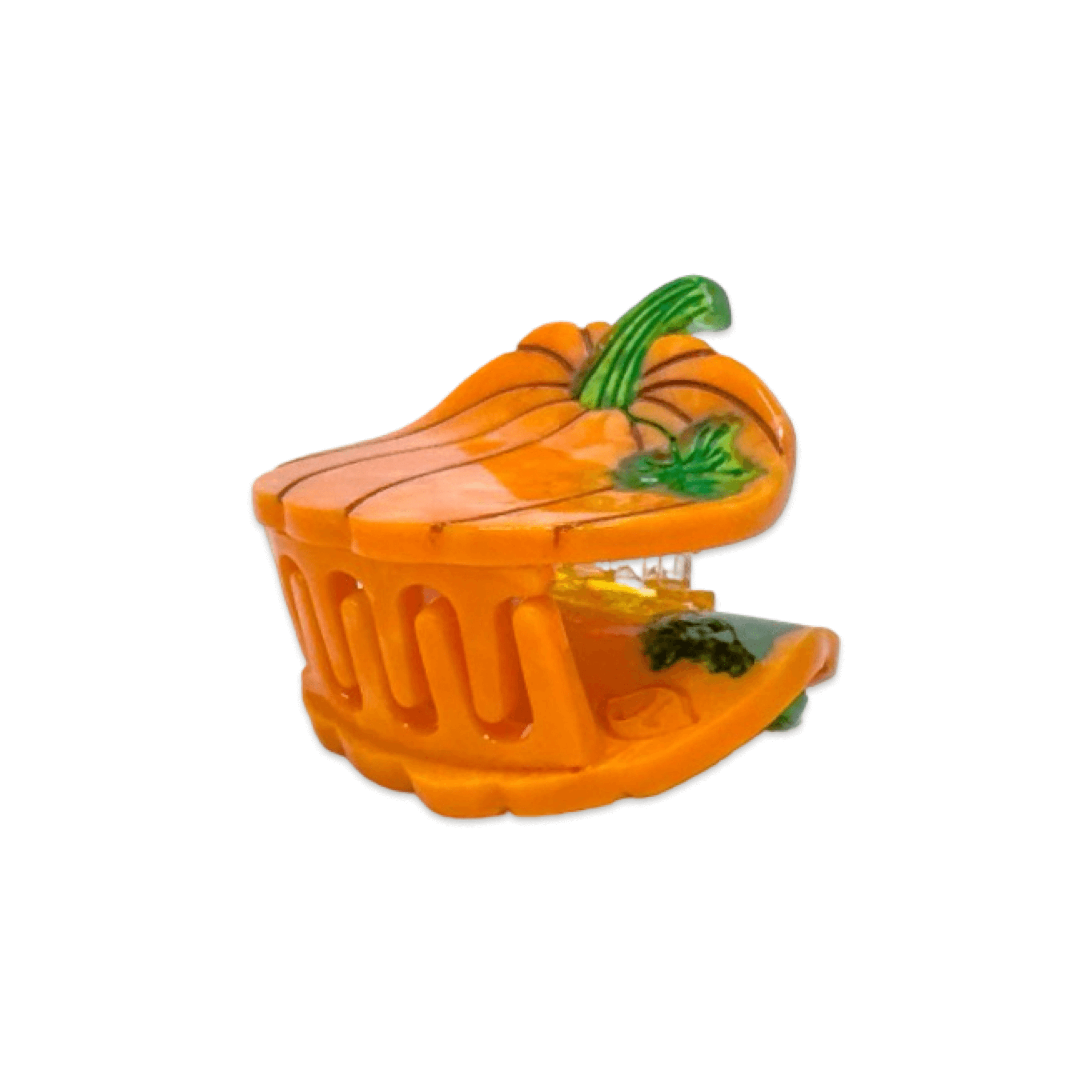Mini Pumpkin Hair Claw Clip by Jenny Lemons