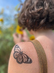 Monarch Butterfly Temporary Tattoo by NatureTats