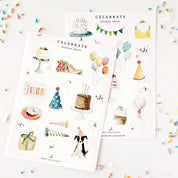 Celebrate Sticker Sheets by emily lex studio