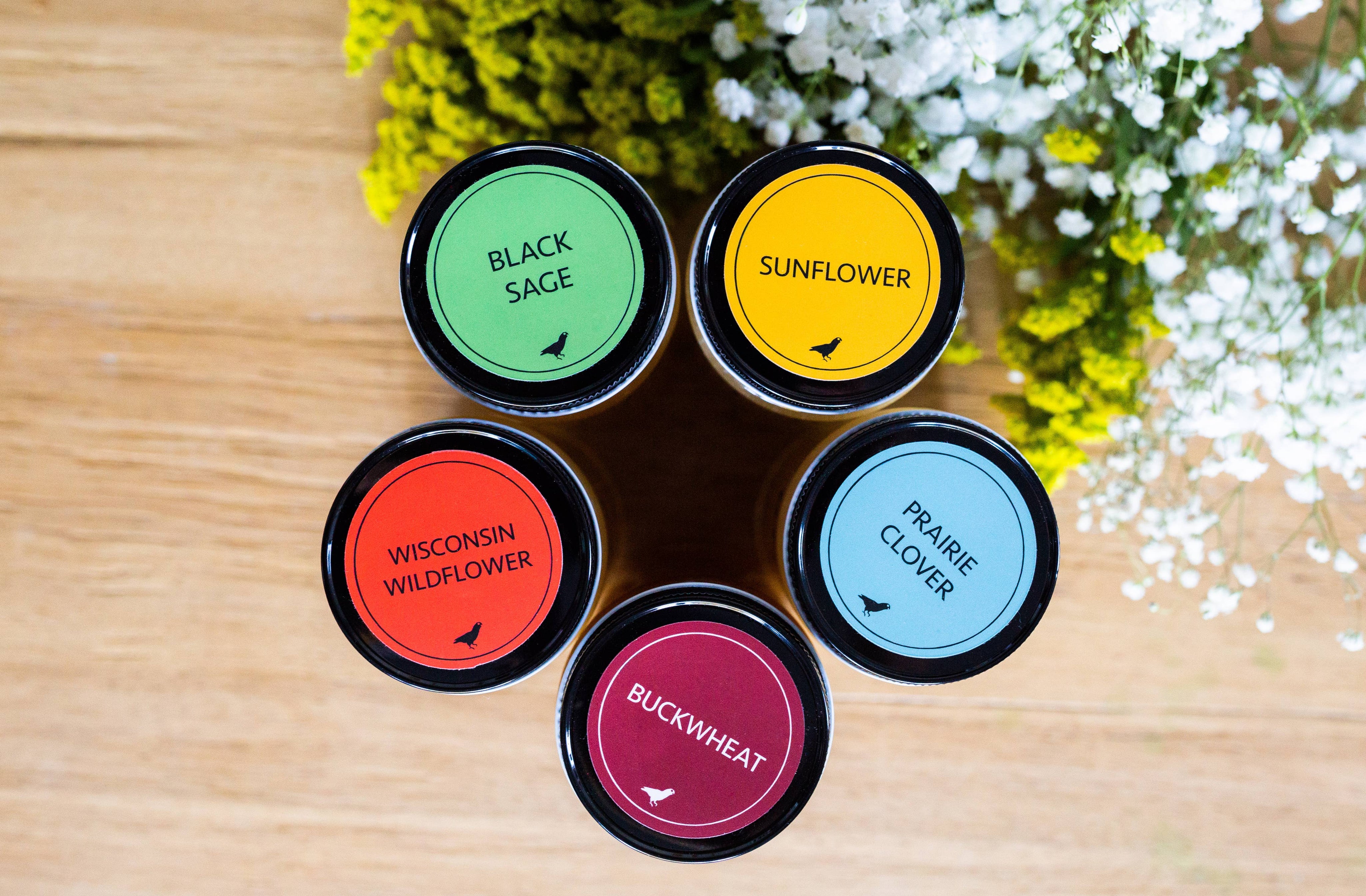 Wisconsin Wildflower Honey by Birds and the Bees Honey