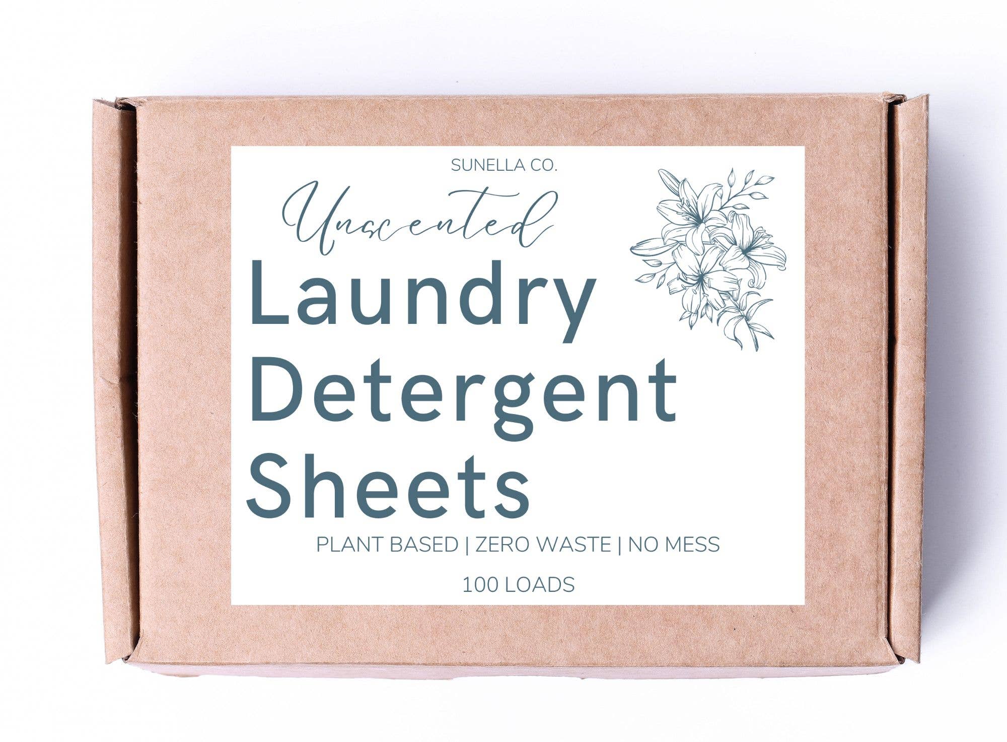 Laundry Detergent Sheets (100 Loads) by Sunella Co.