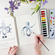 Watercolor Paint Set - 12 colors - by emily lex studio