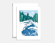 Winter Themed Boxed Set of Greeting Cards by Nan Onkka Prints