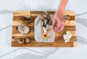 Reusable Mushroom Linen Bag by Ambrosia Bag