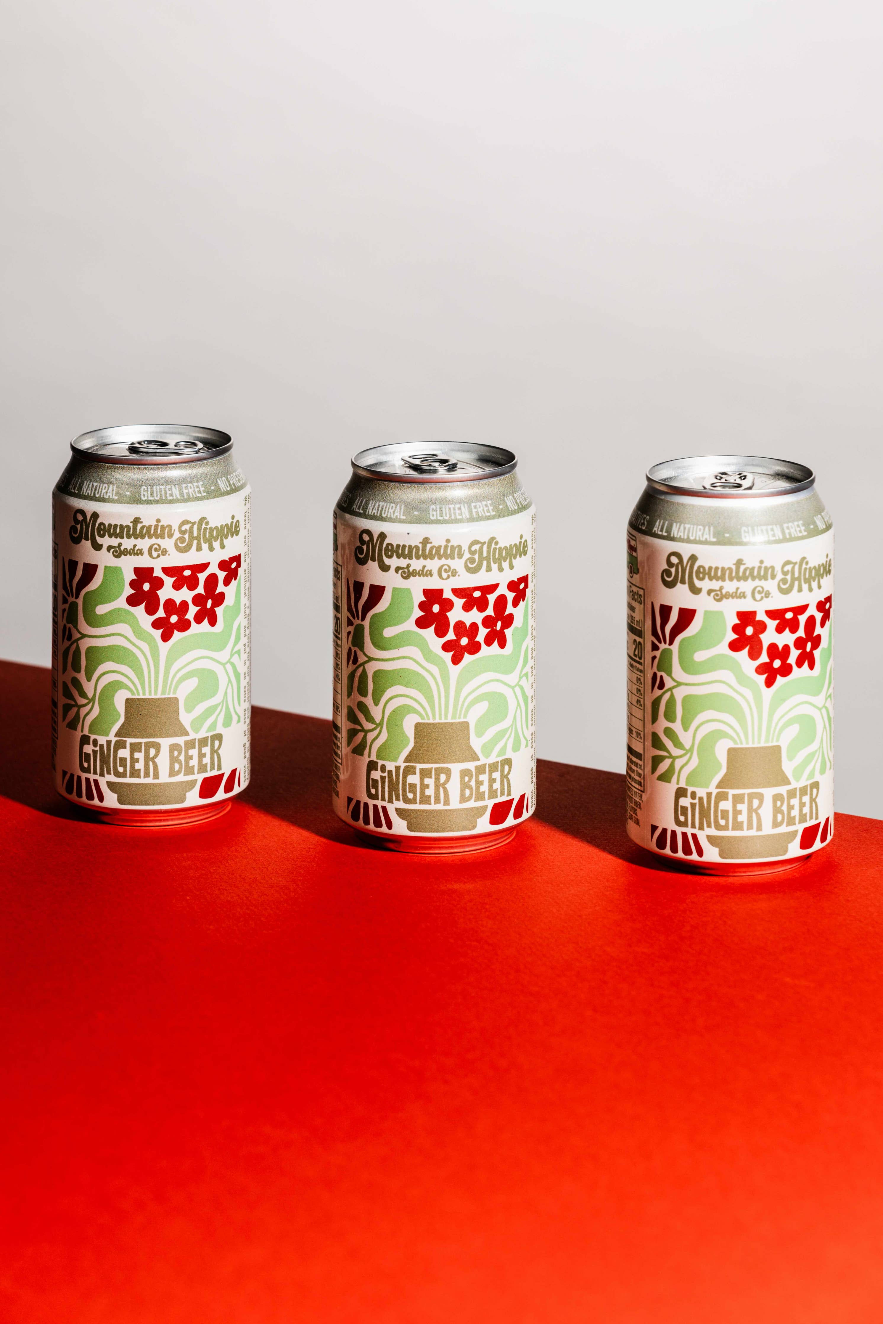 Ginger Beer Natural Soda by Mountain Hippie Soda Co.