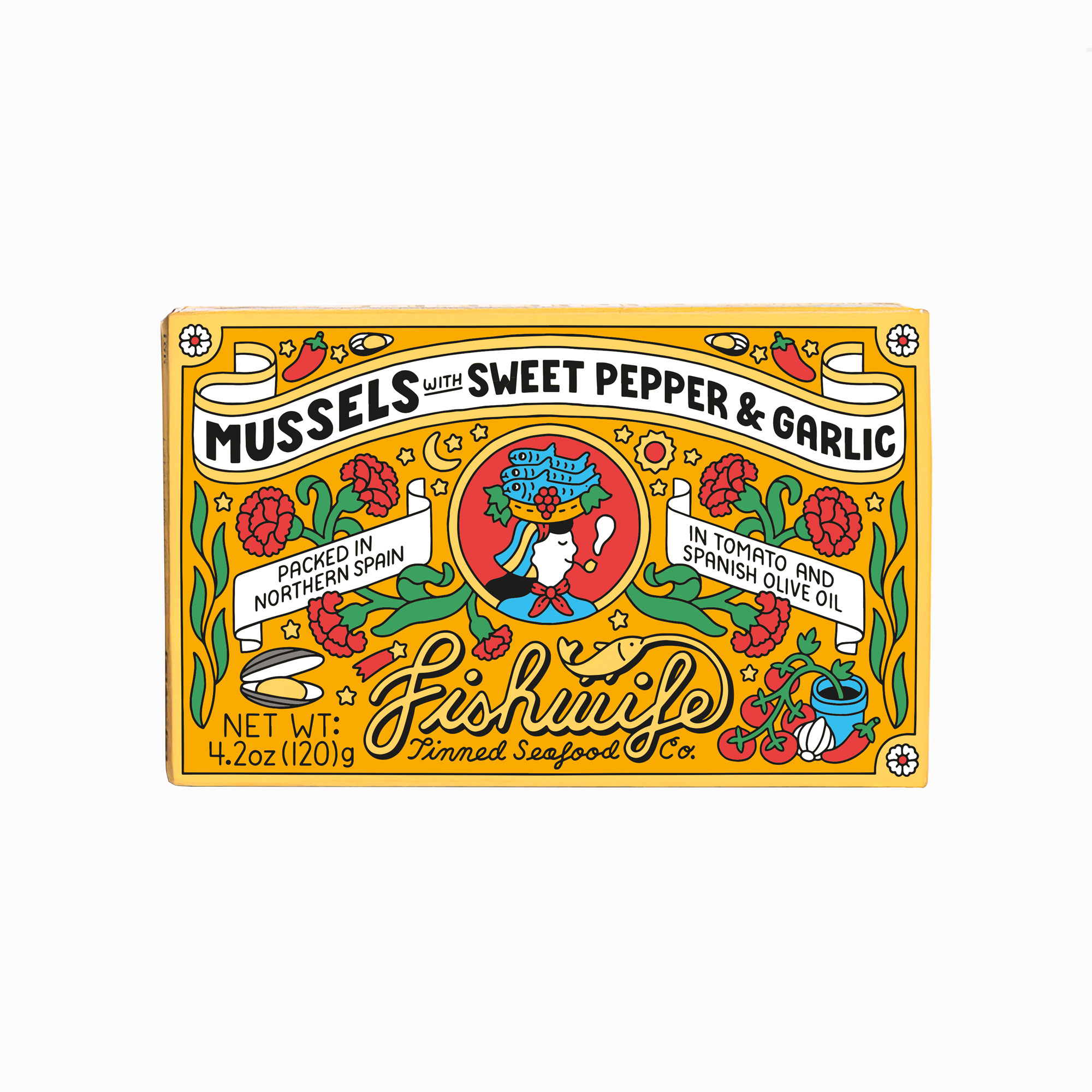 Mussels with Sweet Pepper & Garlic by Fishwife
