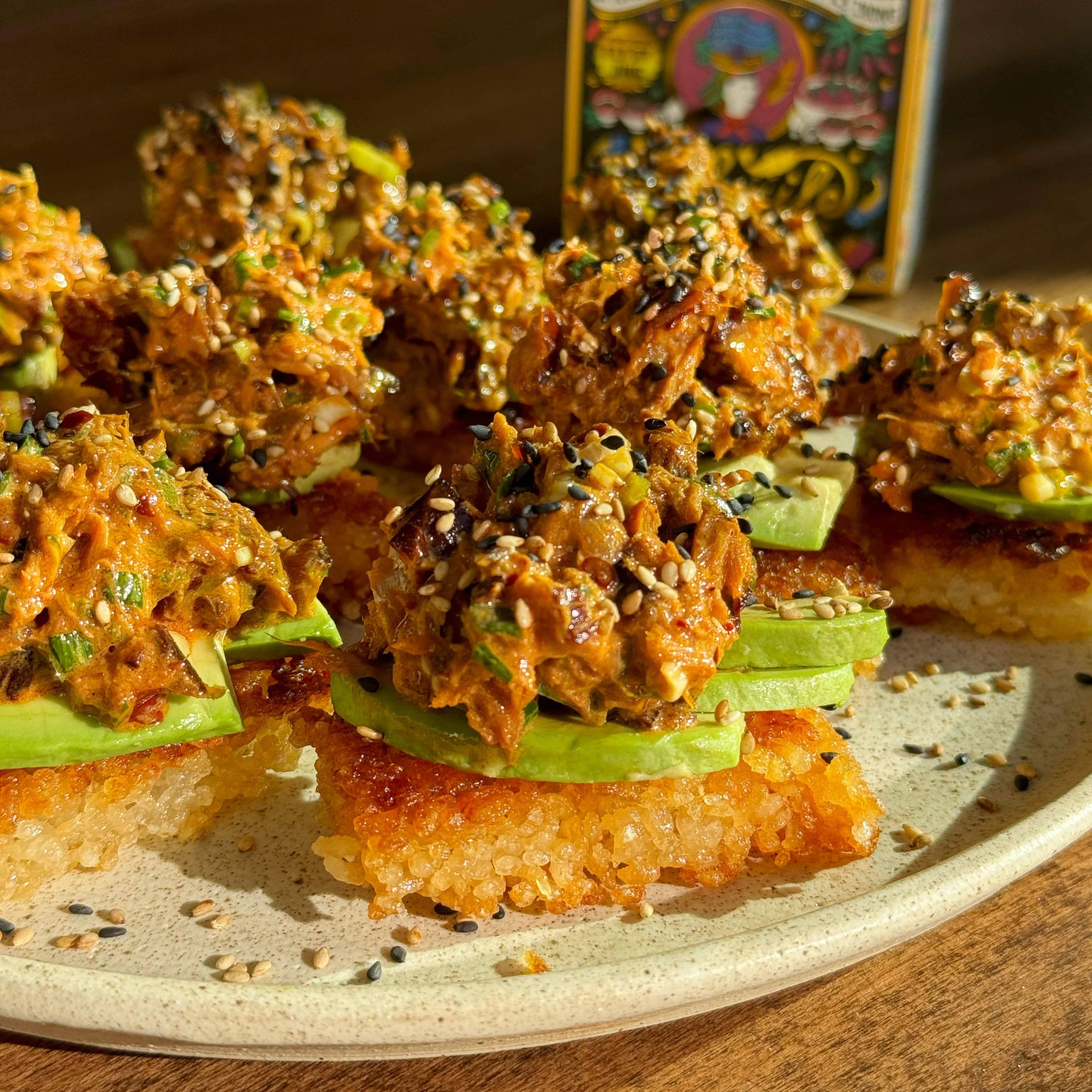 Smoked Salmon with Sweet & Spicy Zhong by Fishwife