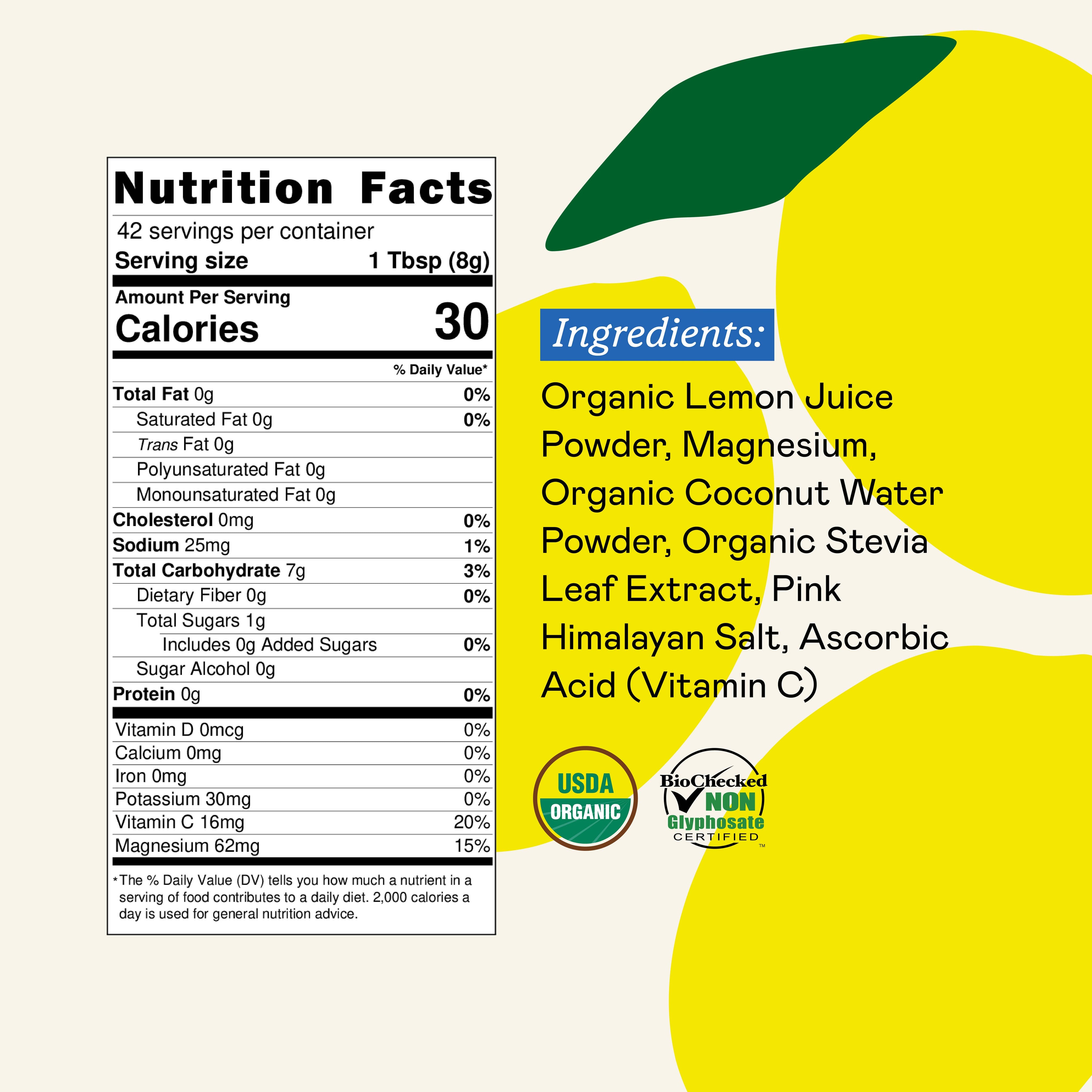 20-Serving Organic Electrolytes by Bag GoodOnya