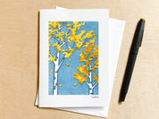 Season of Change Greeting Card by Nan Onkka Prints