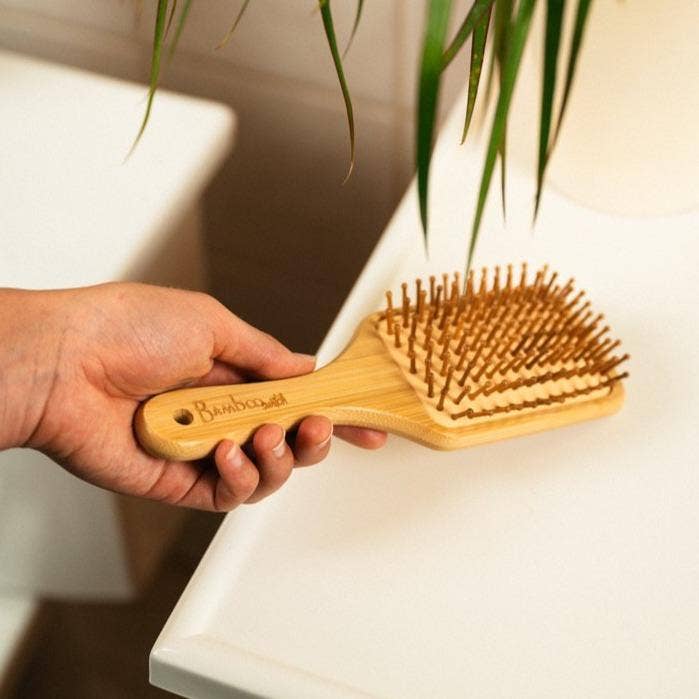 Bamboo Paddle Hairbrush by Bamboo Switch
