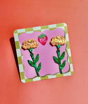 Marigolds Earrings by Not Picasso